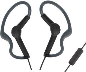 img 2 attached to 🎧 Sony Extra Bass Active Sports Waterproof In-Ear Over-The-Ear Premium Headphones with Built-in Mic, Hands-Free Calls - Limited Edition (Dark Gray)