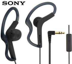img 3 attached to 🎧 Sony Extra Bass Active Sports Waterproof In-Ear Over-The-Ear Premium Headphones with Built-in Mic, Hands-Free Calls - Limited Edition (Dark Gray)