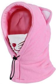 img 3 attached to 🧣 Girls' Winter Fleece Balaclava Riding Warmer - Must-have Accessories for Cold Weather