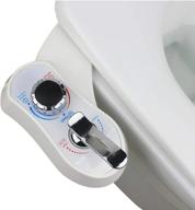 💦 elcare bidet: advanced dual nozzle hot & cold water attachment for toilet – self cleaning, non-electric mechanical seat logo