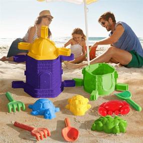 img 2 attached to 🏰 Fun-Filled Adventure: Castle Sandbox Shovels for Outdoor Toddlers!