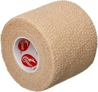 🏋️ cramer eco-flex self-stick stretch tape: cohesive & flexible elastic sports tape for athletic training, easy tear & self-adherent bandage wrap – single 5 yard roll for compression support logo