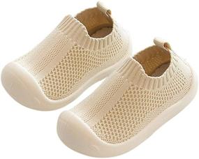 img 4 attached to 👟 DEBAIJIA First Walking Shoes: Breathable and Lightweight Boys' Footwear for Comfort and Support