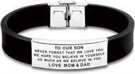 📿 inspirational letters believe bracelet for boys - falogije jewelry logo