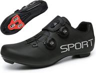 🚴 premium men's road bike shoes with spd lock pedals - professional cycling shoes for indoor & outdoor use logo