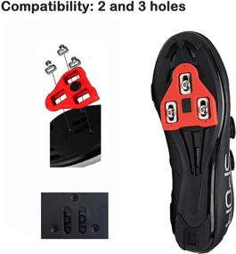 img 2 attached to 🚴 Premium Men's Road Bike Shoes with SPD Lock Pedals - Professional Cycling Shoes for Indoor & Outdoor Use