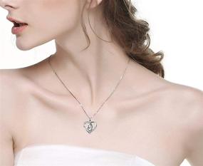 img 1 attached to 💎 S925 Sterling Silver Heart Pendant Necklace by BGTY: Timeless Elegance and Unmatched Quality