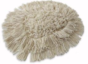 img 3 attached to 🧹 Industrial & Commercial Use, Washable Natural Cotton Dust Mop Refill - Turkey Creek Essentials - 10" x 6.5" - Fits Standard 8" Frame