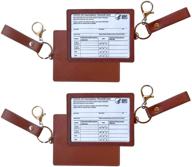 leather vaccine protector holder strap logo