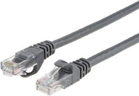 img 3 attached to 5-пакетный кабель Ethernet Cat 6, CableCreation 5 футовая сетевая адаптерная кабельная модель, 23 AWG высокоскоростная кабельная проволока RJ45 для роутера, модема, компьютера, быстрее, чем Cat 5e/5, серый.