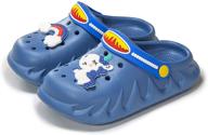 👧 unisex toddler garden clogs: slip-on water shoes for kids - indoor and outdoor sandals for beach, pool, shower, home, and garden logo