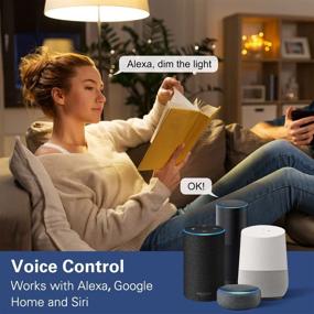 img 3 attached to MoKo Candelabra Dimmable SmartThings Control: Elevate Your Home Lighting with Smart Technology