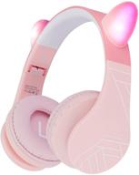 🎧 kid's bluetooth headphones, powerlocus wireless foldable over-ear headphones with microphone, 85db volume limit, wireless & wired headset with micro sd & fm, compatible with cellphones, tablets, pc logo