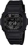 casio gw-m5610-1bjf g-shock solar digital multi band 6 men's watch in black логотип