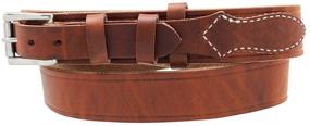 img 2 attached to 👔 Men's Accessories for Belts: Waxed Ranger Belt in Creased Black