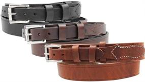 img 1 attached to 👔 Men's Accessories for Belts: Waxed Ranger Belt in Creased Black