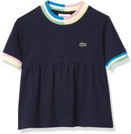 lacoste sleeve t shirt heather multico logo