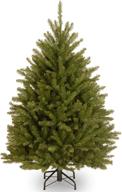 4.5 feet dunhill fir green artificial mini christmas tree by national tree company - includes stand логотип