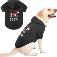 dog hoodie clothes material eye catching логотип