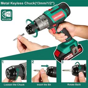 img 1 attached to 🔋 Enhanced HYCHIKA Cordless Brushless Upgrade