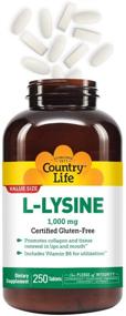 img 2 attached to 🌾 Country Life L-Lysine 1000mg with B-6 - 250 Count