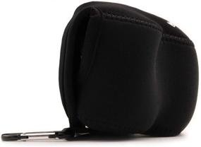 img 2 attached to 📸 MegaGear MG064 Camera Case - Lightweight Neoprene, Compatible with Sony Alpha A6400, A6500, A6300, A6000 (16-50 mm), Black (MG063)