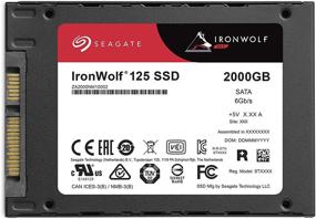 img 3 attached to 💪 Seagate IronWolf 125 SSD 2TB NAS Внутренний твердотельный накопитель: Мощный диск формата 2.5 дюйма SATA с скоростью 560 МБ/с и долговечностью 0.7 DWPD для творческих профессионалов и малого или среднего бизнеса (SMB/SME).