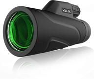 vilux 12x42 high power monocular telescope for adults and kids - bak4 prism fmc hd monocular with low light vision for bird watching, hunting, wildlife, and scenery logo