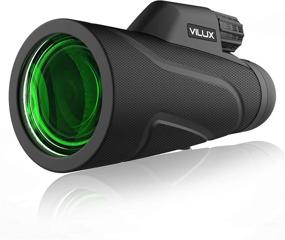 img 4 attached to VILUX 12x42 High Power Monocular Telescope for Adults and Kids - BAK4 Prism FMC HD Monocular with Low Light Vision for Bird Watching, Hunting, Wildlife, and Scenery