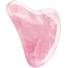 img 4 attached to 🌹 Gua Sha Rose Quartz Massage Tool for Facial and Body Skin Scraping - Acupressure Scraper and Facial Massage Tools