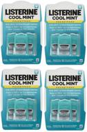 listerine cool mint pocketpaks - полоски для свежего дыхания - 288 полосок (12-пачек по 24 полоски) для максимальной свежести. логотип