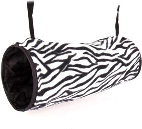 img 2 attached to Crinkle Hang-N-Tunnel Sleeper for Small Animals by Ware Manufacturing - Vibrant Color Variety