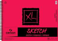 📝 canson xl series sketch pad for charcoal, pencil, and pastel - side wire bound, 50lb - 18x24 inch - 50 sheets logo