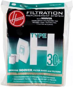 img 1 attached to 🧹 Hoover 40101001 Vacuum Bag and Filter Set: Genuine OEM Type H-30 Parts for Optimal Cleaning Performance