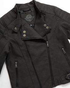 img 3 attached to URBAN REPUBLIC Leather Motorcycle Jacket