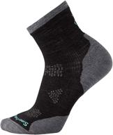 smartwool weather mid crew socks black logo