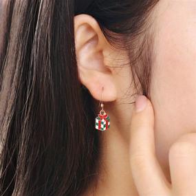 img 1 attached to YSTIME Christmas Jewelry Hypoallergenic Earrings