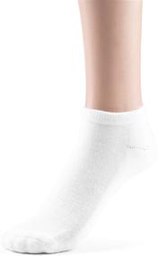 img 2 attached to Silky Toes Kids' Bamboo Athletic Socks - Seamless, Cushioned, and Organic (3 or 6 Pairs)