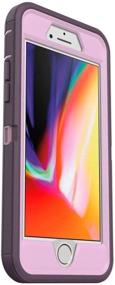 img 1 attached to 📱 OtterBox Defender Series Purple Nebula Rugged Case for iPhone SE (2020), iPhone 8, iPhone 7 - Non-Retail Packaging (Microbial Defense Included)