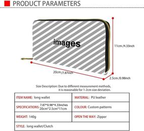 img 3 attached to CLOHOMIN Leather Multi Card Organizer Universe