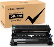 🖨️ v4ink compatible drum replacement for brother dr720 dr-720 drum compatible with brother hl-5450dn hl-5470dw mfc-8510dn dcp-8110dn hl-6180dwt mfc-8710dw mfc-8950dw mfc-8910dw dcp-8150dn printer (excluding toner) logo