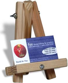 img 1 attached to 🎨 Premium American Easel: 6-Inch Tripod in Walnut Stain Fir - Superior Quality and Stability