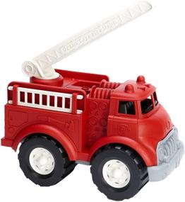 img 1 attached to Imaginative Green Toys Fire Truck for Enhanced Play-time Experience