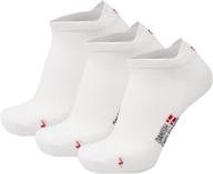 🧦 danish endurance low-cut socks 3-pack: moisture-wicking athletic ankle socks for men & women - perfect for sports and gym workouts логотип