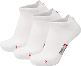 img 4 attached to 🧦 DANISH ENDURANCE Low-Cut Socks 3-Pack: Moisture-Wicking Athletic Ankle Socks for Men & Women - Perfect for Sports and Gym Workouts