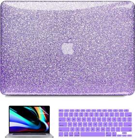 img 4 attached to iPAPA MacBook Air 13 inch Case 2020 2019 2018 - Glitter Glossy Hard Case with Keyboard Cover & Screen Skin - Perfect Fit for A2337 M1 A2179 A1932 - Compatible with Retina Touch ID - MacBook Air 2020 Case