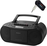 🎶 sony bluetooth boombox bundle – [2] piece set: classic stereo boombox w/ cd/cassette/radio & 3.5mm with neego wireless bluetooth receiver; stream music from device logo