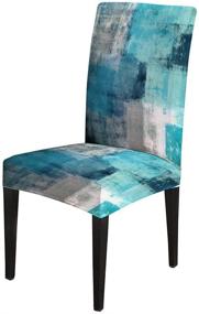 img 2 attached to CAPSCEOLL Turquoise Abstract Slipcover Kitchen