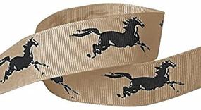 img 2 attached to Q YO Grosgrain Wrapping Accessory Horse Tan