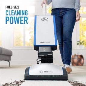 img 3 attached to 🧹 Hoover ONEPWR HEPA+ Cordless Bagged Upright Vacuum Cleaner, Lightweight, Carpet and Hard Floor Cleaning, BH55500PC, White